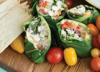 Recipe: Hummus Collard Wraps