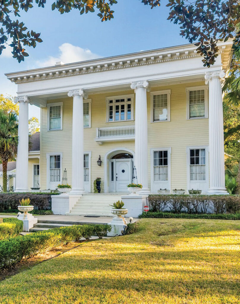 Southern two-story home exterior