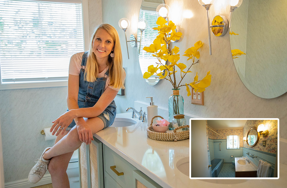 Before After 1950s Bathroom Renovation   Bathroom Reno 