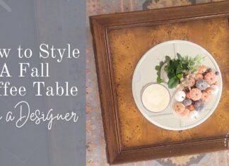 Video: How to Style a Large Outdoor Coffee Table