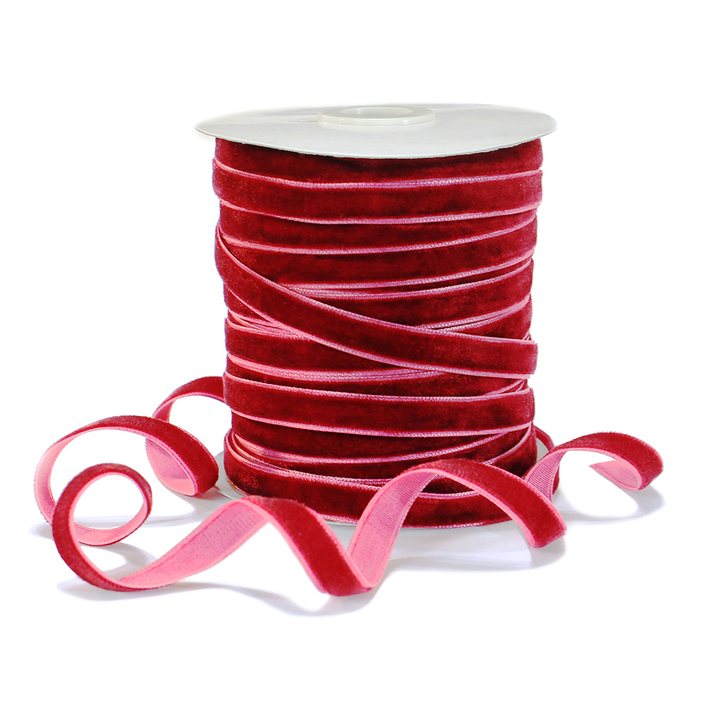 spool of velvet ribbon