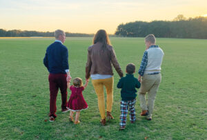 Portrait of Jules Starr and her family