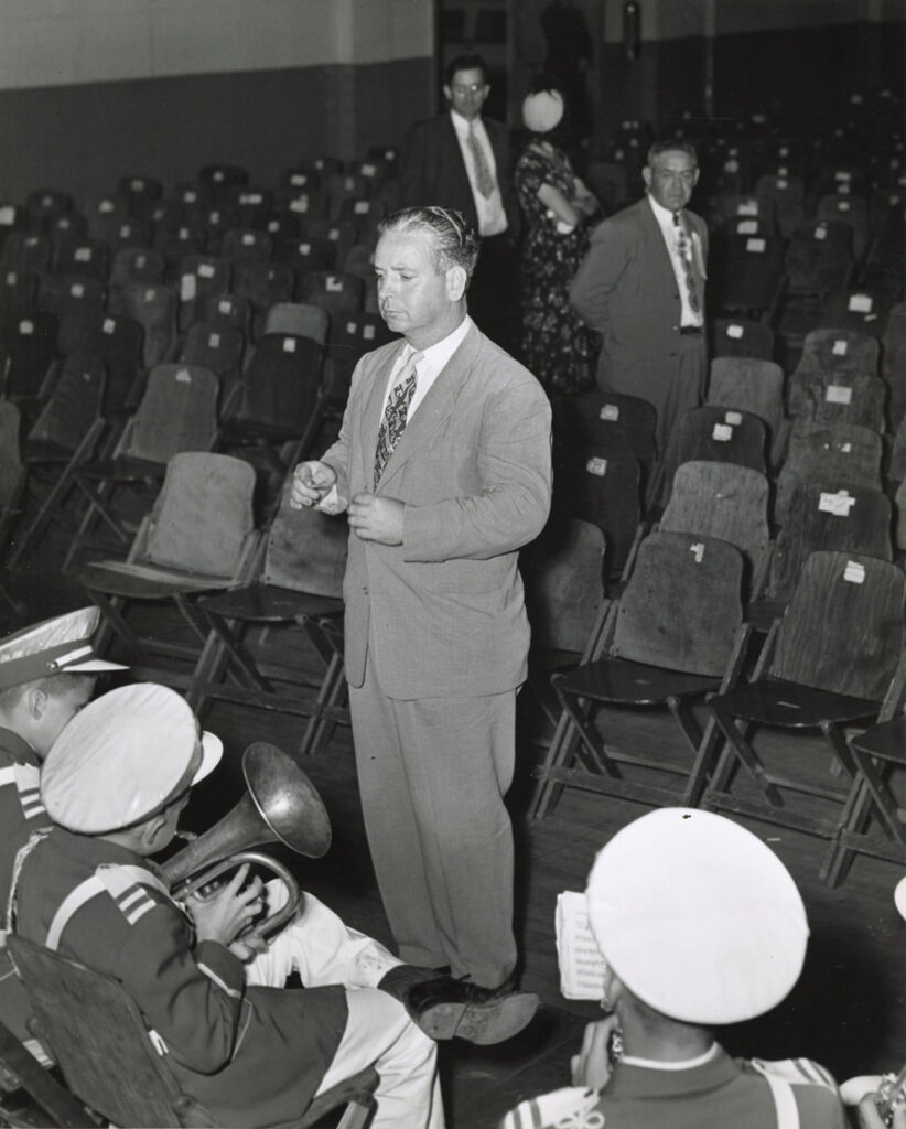 Portrait of the Catholic Boys Home band director