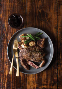 Ribeye au Poivre from West Food Bar