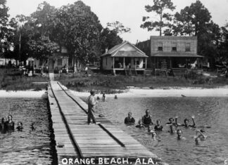 Orange Beach Wharf, 1928