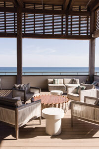 Outdoor dining at Perch