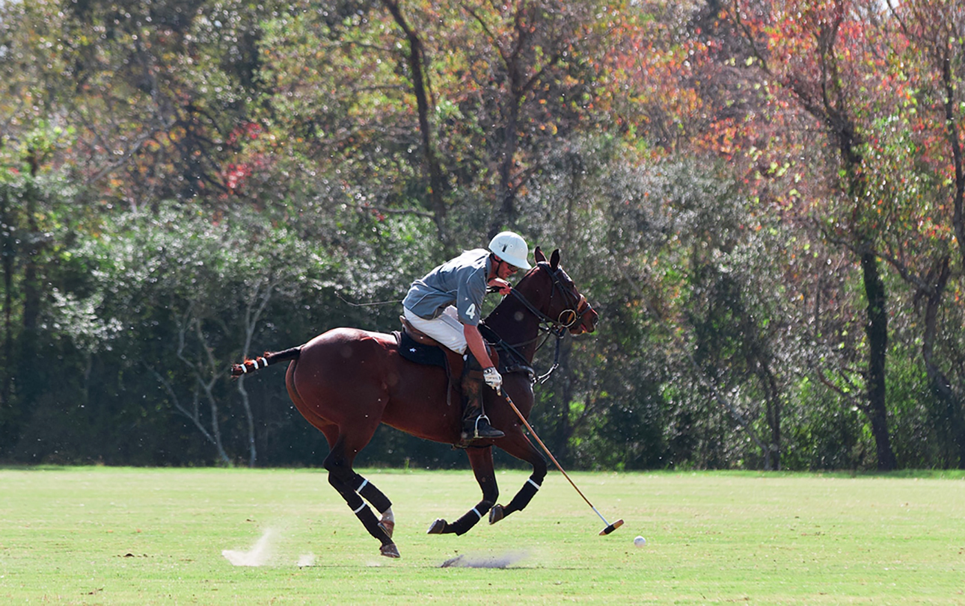 Hutch Radcliff playing polo 