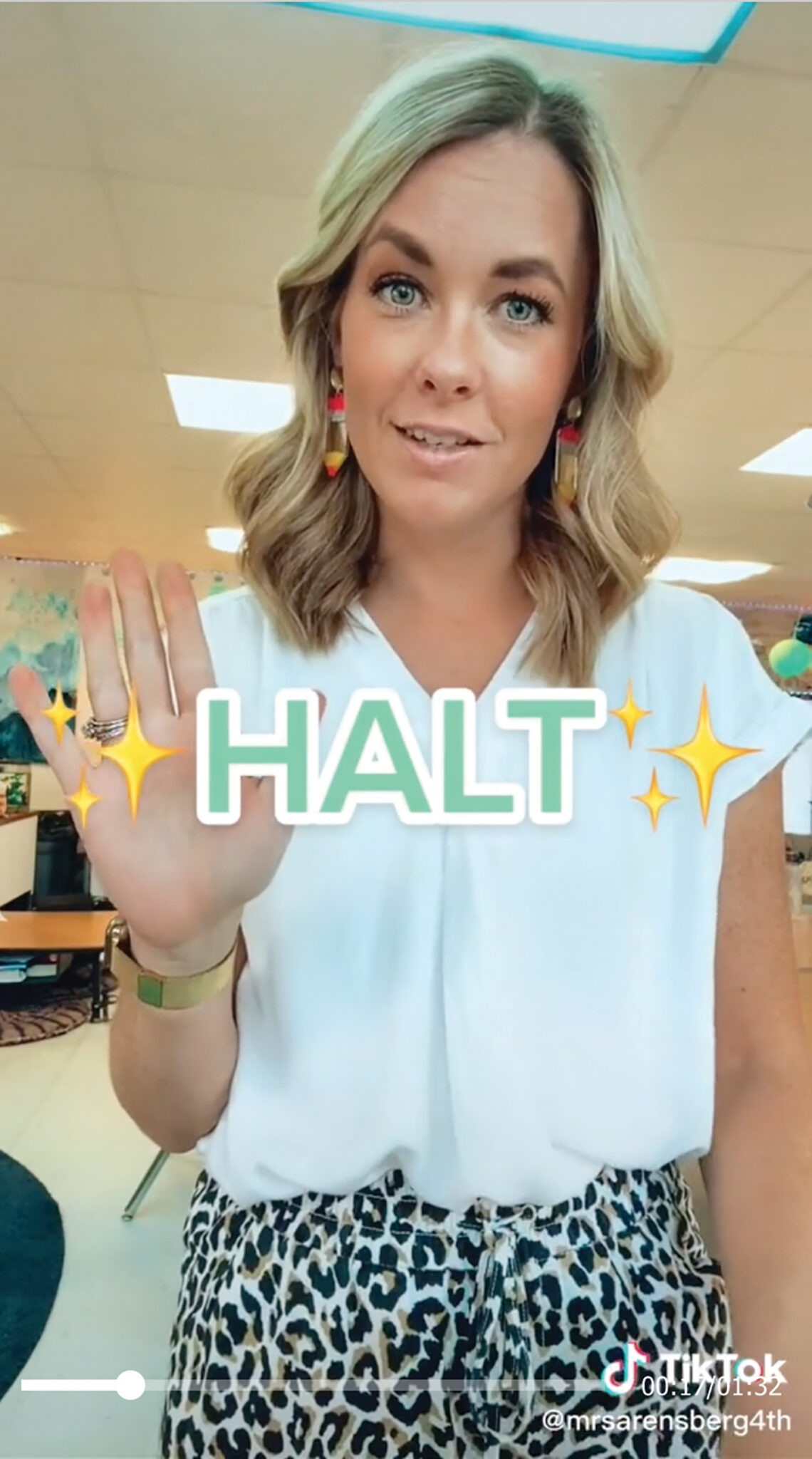 Screenshot of H.A.L.T TikTok