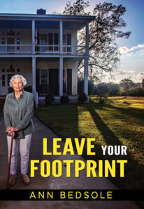 The cover of Ann bedsole's new book "Leave your Footprint"