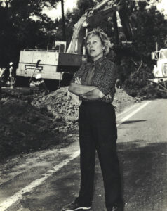 Black and white photo of Ann Bedsole in 1982