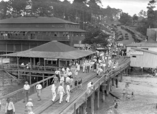 A Day at the Fairhope Pier in 1927