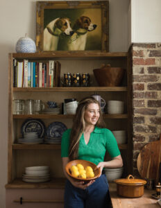 Amber Dearmon in the kitchen of her home that was once a convent in Mobile, AL