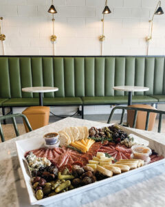 Loaded charcuterie board at Provision in Fairhope, AL