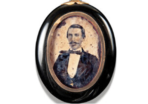 The earliest known portrait of Raphael Semmes, circa 1857.