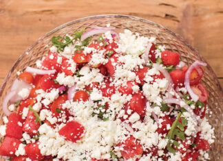 Tomato, Watermelon and Feta Salad watermelon salad