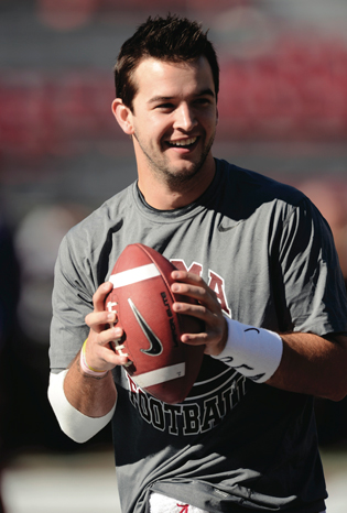 AJ McCarron's chest tattoo is back and bigger than ever (PHOTO)