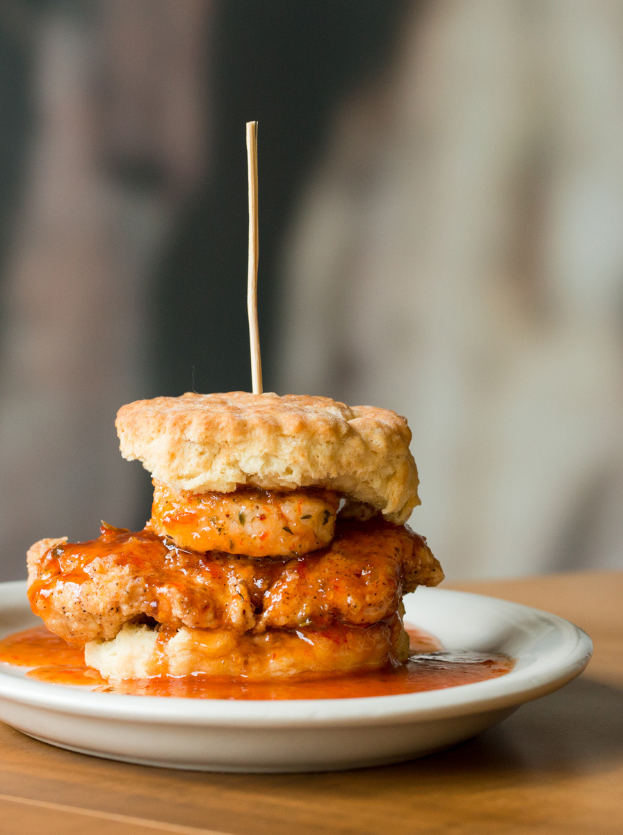 The Squawking Goat biscuit from Maple Street Biscuit Company