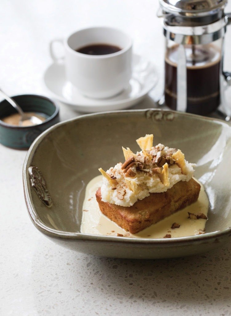 Plate of Hummingbird Cake at The Hummingbird Way