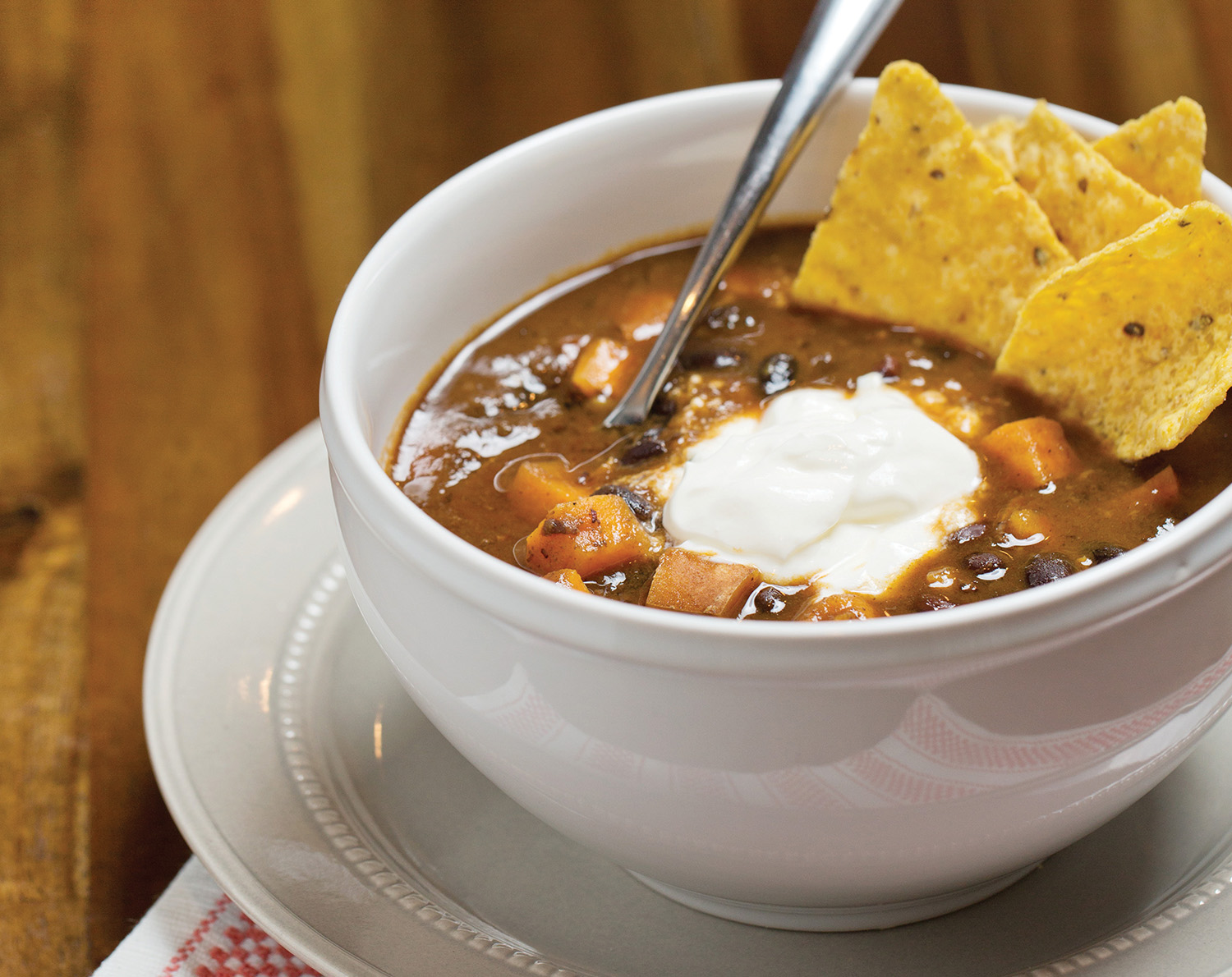 Recipe Green Chili Black Bean and Sweet Potato Soup