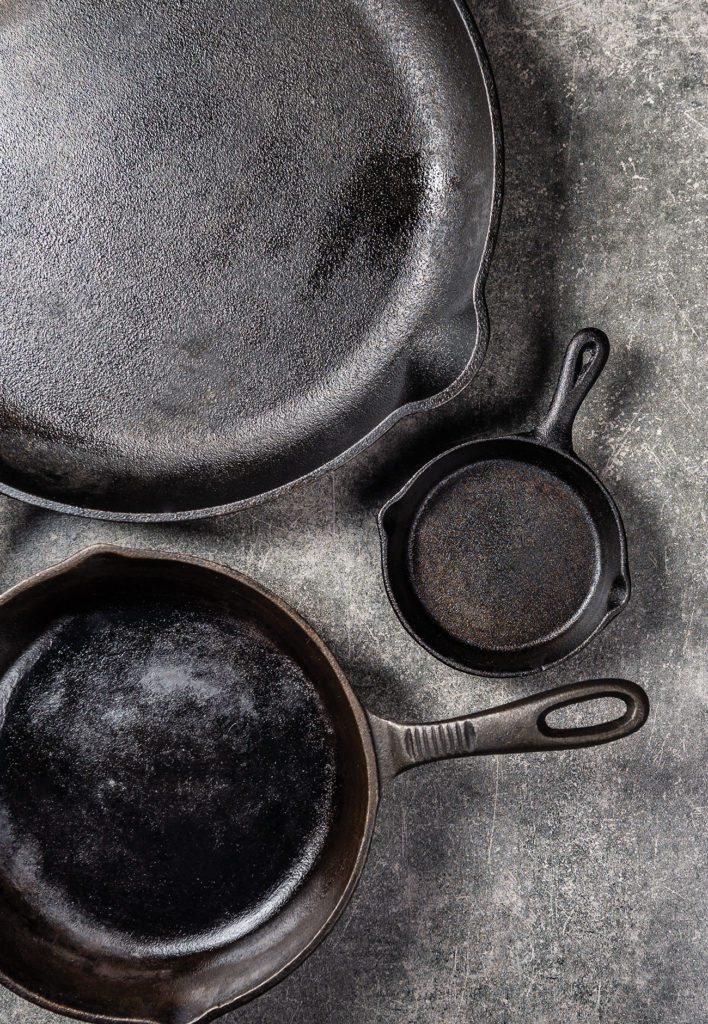 Cast iron skillets