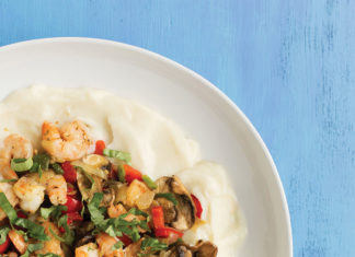 Recipe: Gulf Shrimp and Cauliflower “Grits”